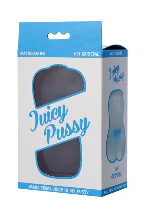 Прозрачный реалистичный мастурбатор Juicy Pussy Hot Crystal - ToyFa - в Тамбове купить с доставкой