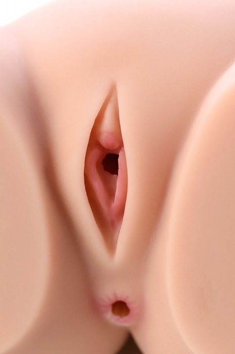 Мастурбатор-полуторс Cherry с вибрацией и двумя любовными тоннелями - KOKOS - в Тамбове купить с доставкой