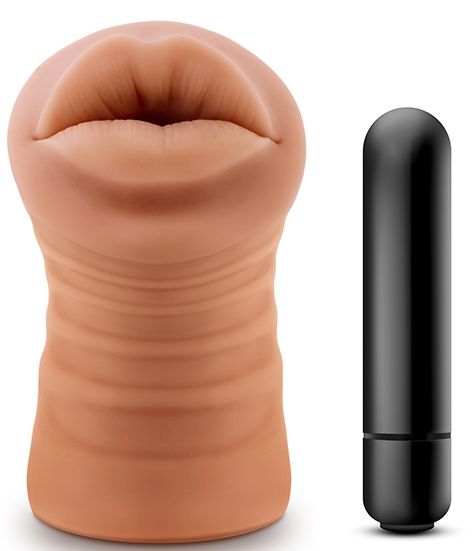 Кофейный мастурбатор-ротик Isabella - Blush Novelties - в Тамбове купить с доставкой