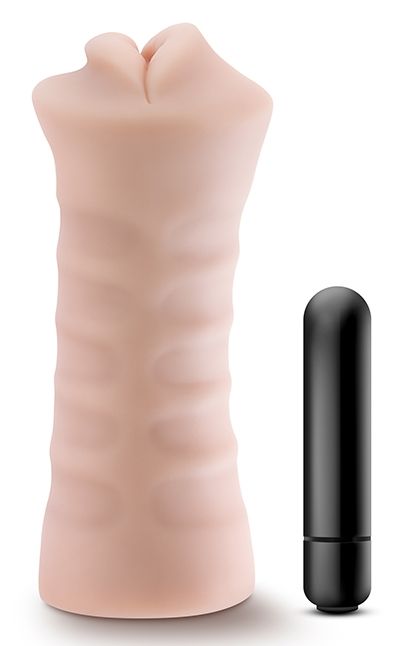 Телесный мастурбатор-ротик Angie - Blush Novelties - в Тамбове купить с доставкой