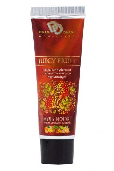 Интимный съедобный лубрикант JUICY FRUIT с ароматом фруктов - 30 мл. - БиоМед - купить с доставкой в Тамбове
