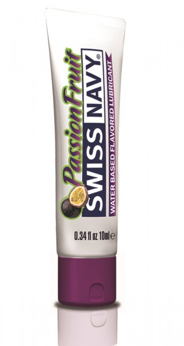 Лубрикант Swiss Navy Passion Fruit Lube с ароматом маракуйи - 10 мл. - Swiss navy - купить с доставкой в Тамбове