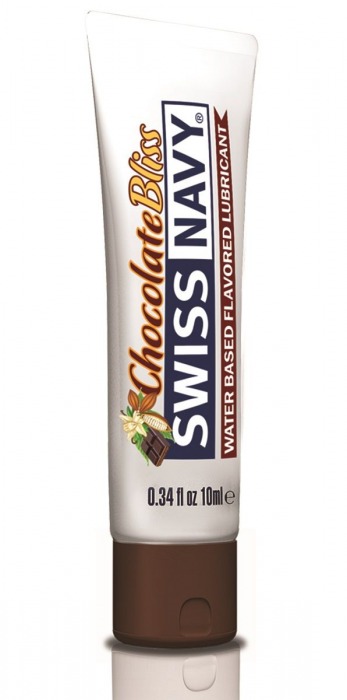 Лубрикант с ароматом шоколада Swiss Navy Chocolate Bliss Lube - 10 мл. - Swiss navy - купить с доставкой в Тамбове