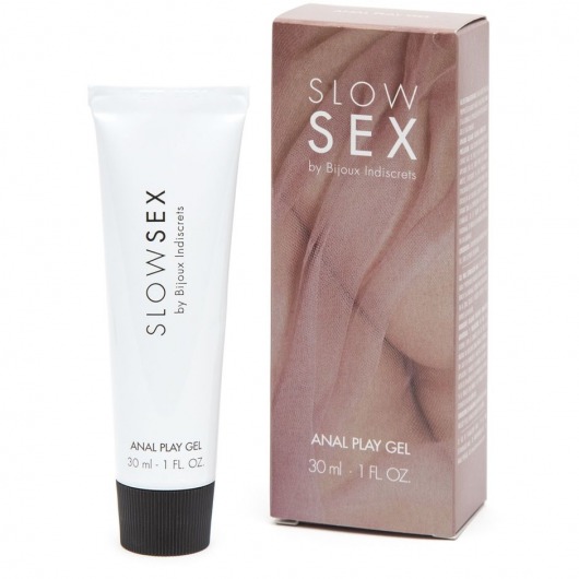 Лубрикант на водной основе Slow Sex Anal Play Gel - 30 мл. - Bijoux Indiscrets - купить с доставкой в Тамбове