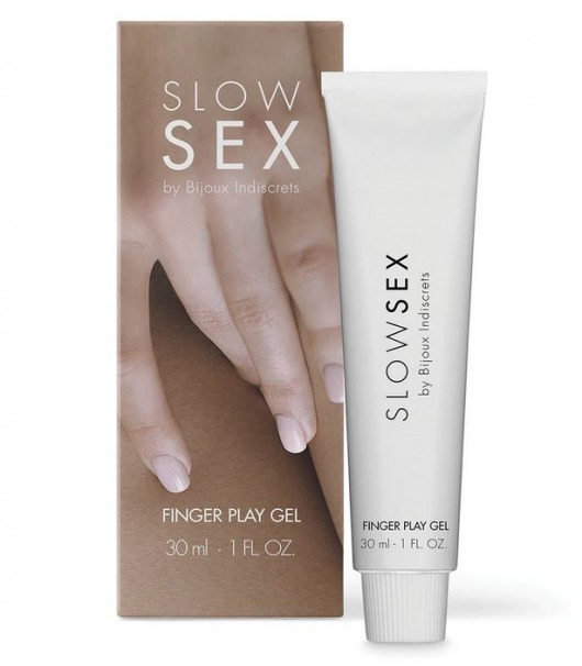 Гель для мастурбации с ароматом кокоса Slow Sex Finger Play Gel - 30 мл. - Bijoux Indiscrets - купить с доставкой в Тамбове