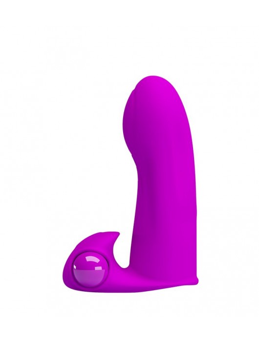 Лиловая вибронасадка на палец Maxwell - Baile