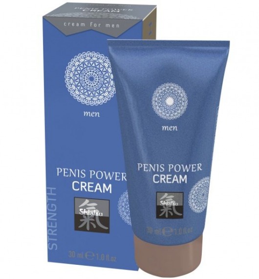 Возбуждающий крем для мужчин Penis Power Cream - 30 мл. - Shiatsu - купить с доставкой в Тамбове