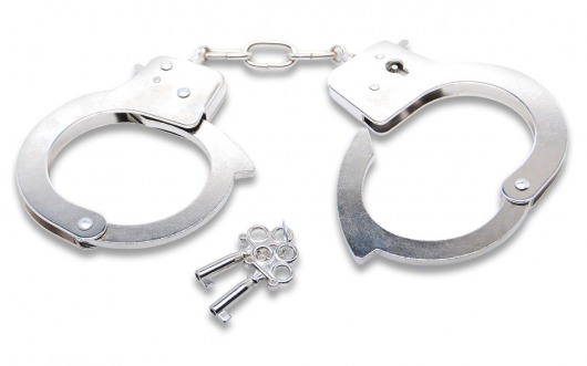 Наручники с ключами Official Handcuffs - Pipedream - купить с доставкой в Тамбове