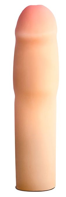 Телесная насадка-удлинитель на пенис PERFORMANCE 1.5INCH COCK XTENDER - 16 см. - Blush Novelties - в Тамбове купить с доставкой