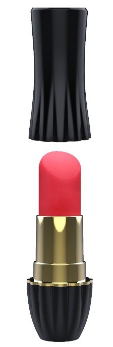 Клиторальный стимулятор-помада LIPSTICK - 9,3 см. - Dream Toys - купить с доставкой в Тамбове