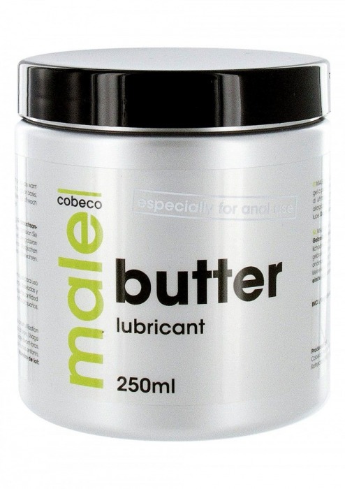 Анальный лубрикант MALE Cobeco Butter Lubricant - 250 мл. - Cobeco - купить с доставкой в Тамбове