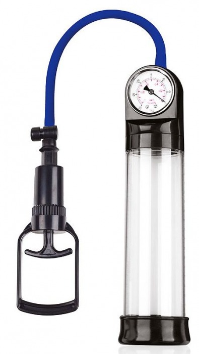 Прозрачная вакуумная помпа Sex Expert с манометром - Sex Expert - в Тамбове купить с доставкой
