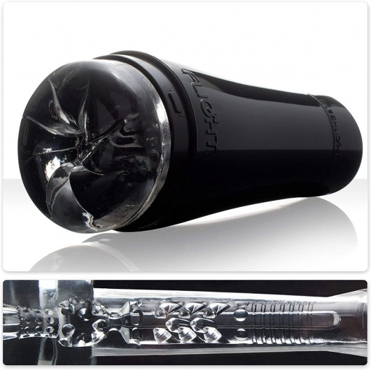 Черный мастурбатор-анус Fleshlight - Flight Pilot - Fleshlight - в Тамбове купить с доставкой