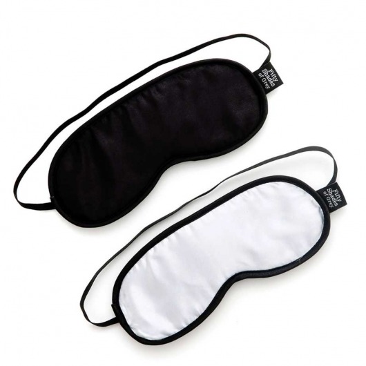 Набор из двух масок на глаза Soft Blindfold Twin Pack - Fifty Shades of Grey - купить с доставкой в Тамбове