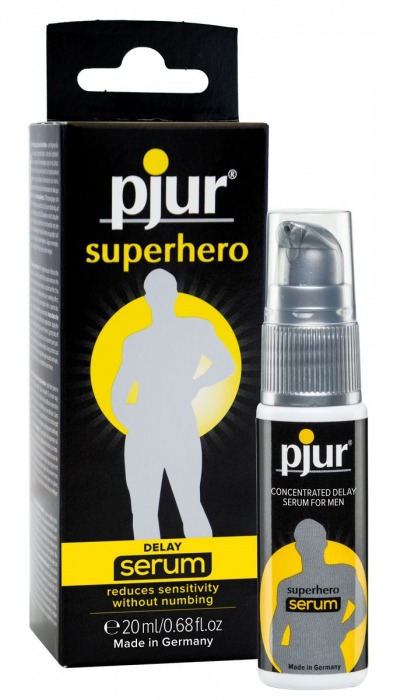 Сыворотка-пролонгатор pjur SUPERHERO Delay Serum - 20 мл. - Pjur - купить с доставкой в Тамбове
