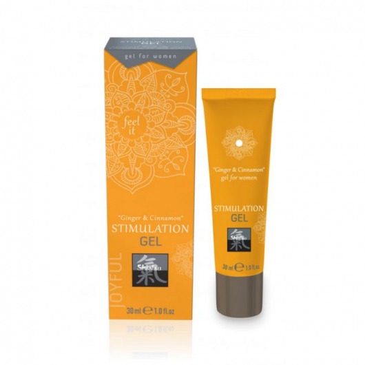 Возбуждающий интимный гель STIMULATION GEL Ginger   Cinnamon - 30 мл. - Shiatsu - купить с доставкой в Тамбове