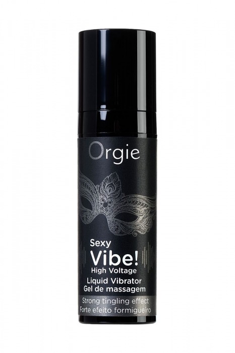 Гель для массажа ORGIE Sexy Vibe High Voltage с эффектом вибрации - 15 мл. - ORGIE - купить с доставкой в Тамбове