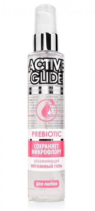 Увлажняющий интимный гель Active Glide Prebiotic - 100 гр. - Биоритм - купить с доставкой в Тамбове