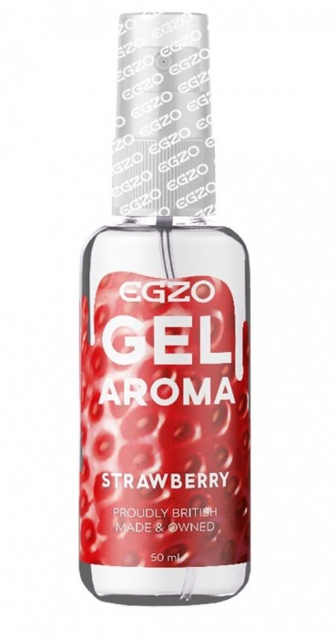 Интимный лубрикант EGZO AROMA с ароматом клубники - 50 мл. - EGZO - купить с доставкой в Тамбове