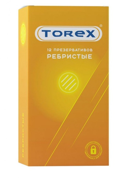 Текстурированные презервативы Torex  Ребристые  - 12 шт. - Torex - купить с доставкой в Тамбове