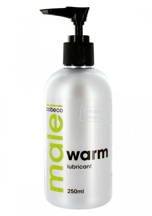 Лубрикант с согревающим эффектом MALE Cobeco Warm Lubricant - 250 мл. - Cobeco - купить с доставкой в Тамбове