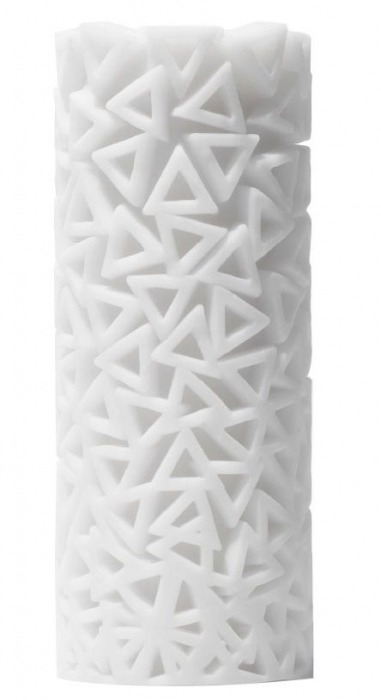 Белый 3D мастурбатор PILE - Tenga - в Тамбове купить с доставкой