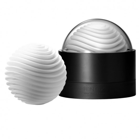 Белый мастурбатор Tenga Geo Aqua - Tenga - в Тамбове купить с доставкой