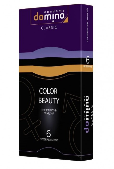 Разноцветные презервативы DOMINO Colour Beauty - 6 шт. - Domino - купить с доставкой в Тамбове