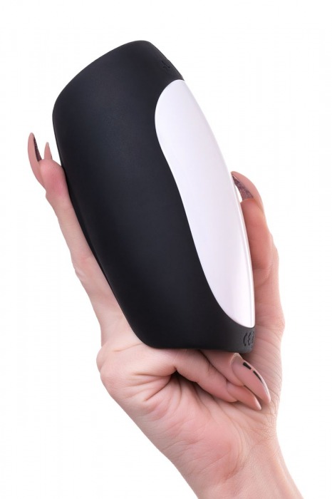 Черно-белый перезаряжаемый мастурбатор Erotist Hailstorm - Erotist Adult Toys - в Тамбове купить с доставкой