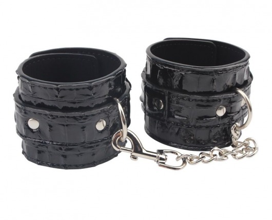 Черные наручники Surrender Wrist Restraints - Chisa - купить с доставкой в Тамбове