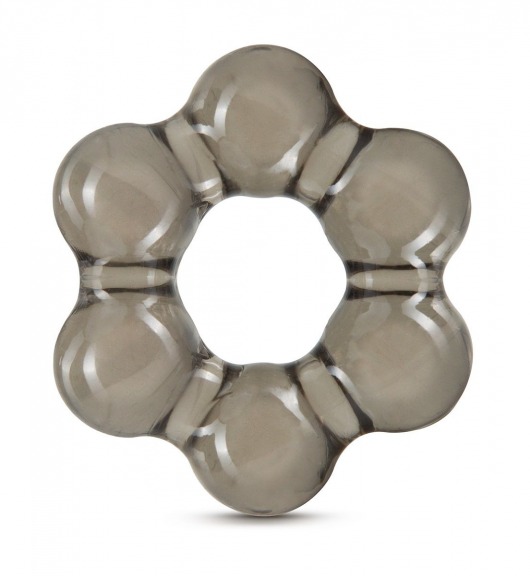 Дымчатое эрекционное кольцо Stay Hard Thick Bead Cock Ring - Blush Novelties - в Тамбове купить с доставкой