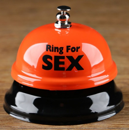 Настольный звонок RING FOR SEX - Сима-Ленд - купить с доставкой в Тамбове