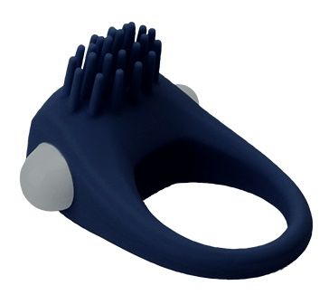 Синее эрекционное виброкольцо STIMU RING - Dream Toys - в Тамбове купить с доставкой