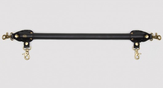Черная распорка для ног Bound to You Faux Leather Spreader Bar - 50,8 см. - Fifty Shades of Grey - купить с доставкой в Тамбове