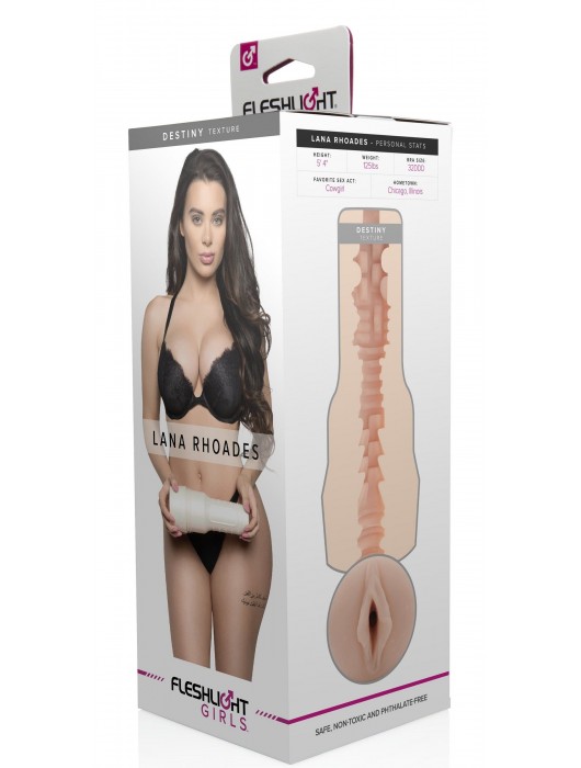 Мастурбатор-вагина Fleshlight Girls - Lana Rhoades Destiny - Fleshlight - в Тамбове купить с доставкой