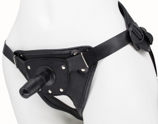 Черный пояс для насадок BEST CLASS STRAP - LOVETOY (А-Полимер) - купить с доставкой в Тамбове