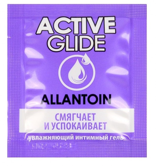 Лубрикант на водной основе Active Glide с аллантоином - 3 гр. - Биоритм - купить с доставкой в Тамбове