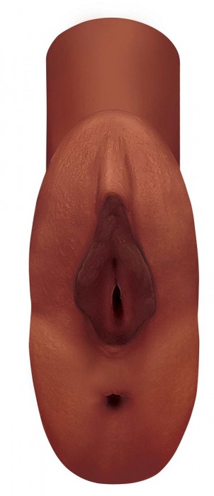 Коричневый мастурбатор Perfect Pussy Double Stroker - Pipedream - в Тамбове купить с доставкой