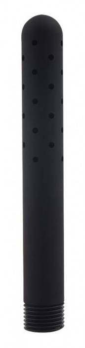 Черная насадка для анального душа ANAL DOUCHE - 15 см. - Dream Toys - купить с доставкой в Тамбове