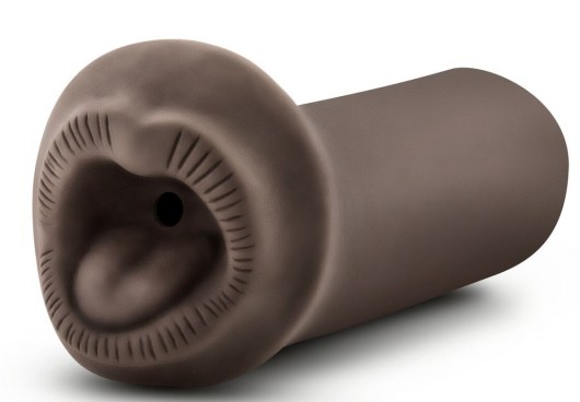 Коричневый мастурбатор-ротик Naughty Nicole - Blush Novelties - в Тамбове купить с доставкой