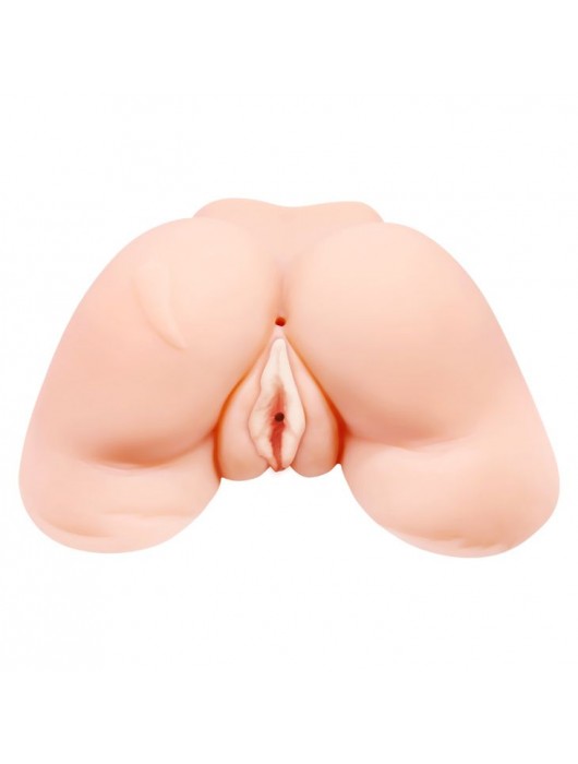 Телесная вибровагина Julie с 2 рабочими отверстиями - Baile - в Тамбове купить с доставкой