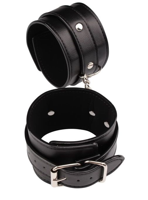 Черные оковы Classic Ankle Cuffs - Chisa - купить с доставкой в Тамбове