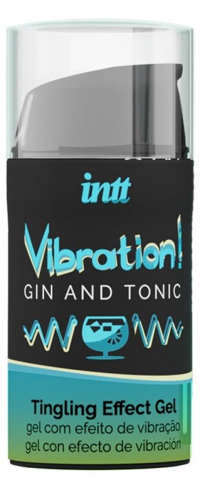 Жидкий интимный гель с эффектом вибрации Vibration! Gin   Tonic - 15 мл. - INTT - купить с доставкой в Тамбове