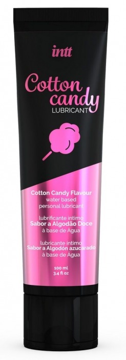 Интимный гель на водной основе Cotton Candy Lubricant - 100 мл. - INTT - купить с доставкой в Тамбове