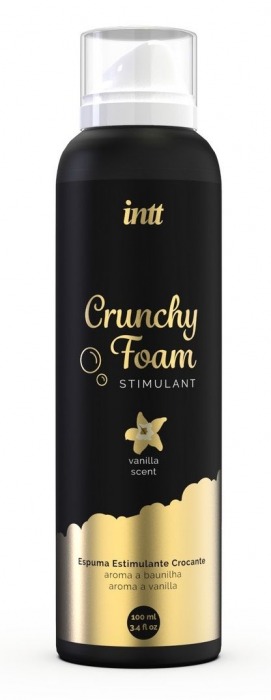Пенка для массажа Crunchy Foam Stimulant Vanilla - 100 мл. - INTT - купить с доставкой в Тамбове
