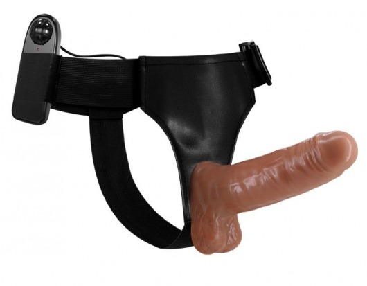 Страпон на трусиках с вибрацией Ultra Passionate Harness - 16 см. - Baile - купить с доставкой в Тамбове