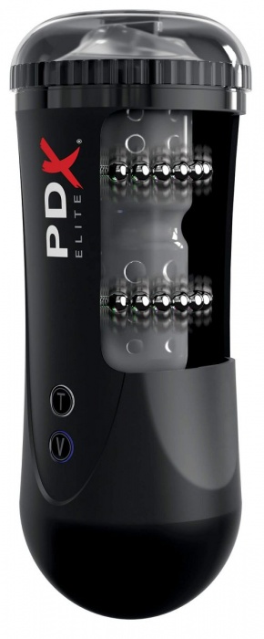 Черный автоматический мастурбатор-ротик Moto Stroker - Pipedream - в Тамбове купить с доставкой