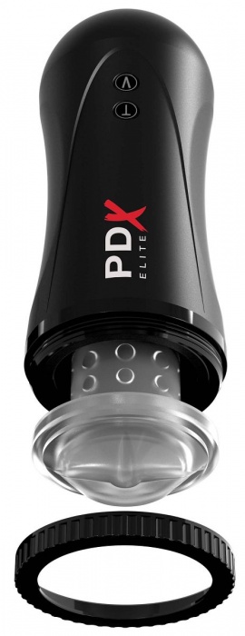 Черный автоматический мастурбатор-ротик Moto Stroker - Pipedream - в Тамбове купить с доставкой