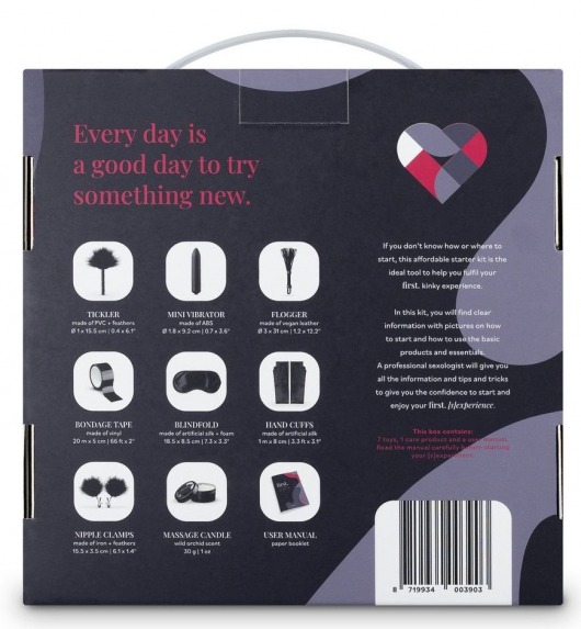 Стартовый набор БДСМ First Kinky Experience - Loveboxxx - купить с доставкой в Тамбове