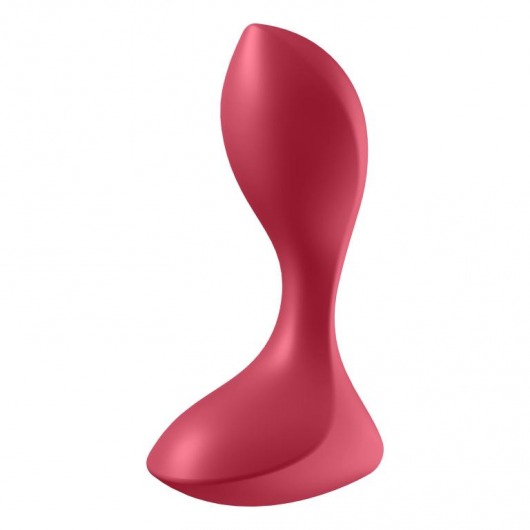 Красный вибромассажёр простаты Satisfyer Backdoor Lover - 14 см. - Satisfyer - в Тамбове купить с доставкой